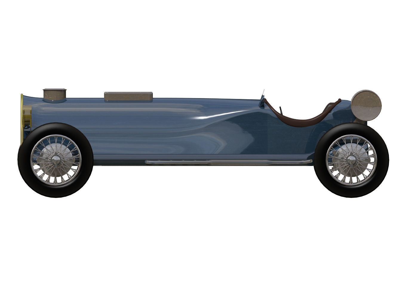 vintage car 3D model_7