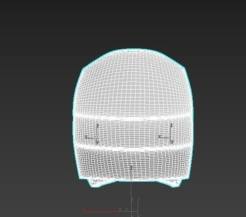 Iron Man Helmet Low-poly 3D model_12