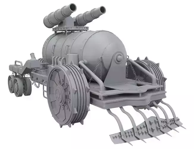 Steampunk Tank-Clay Version