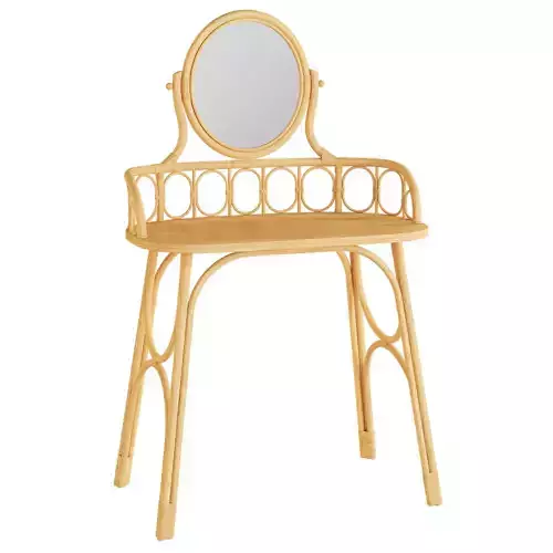 Caroline Rattan Vanity