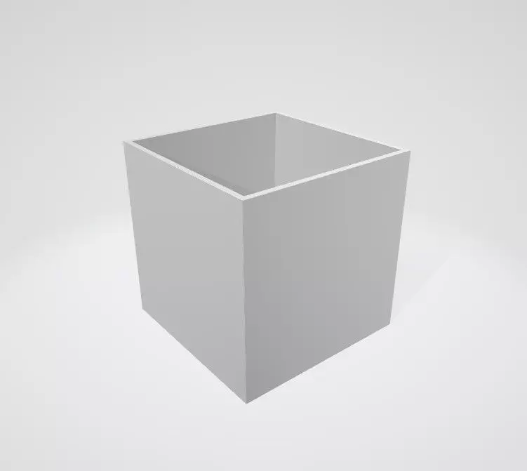 simple BOX Free 3D model_0