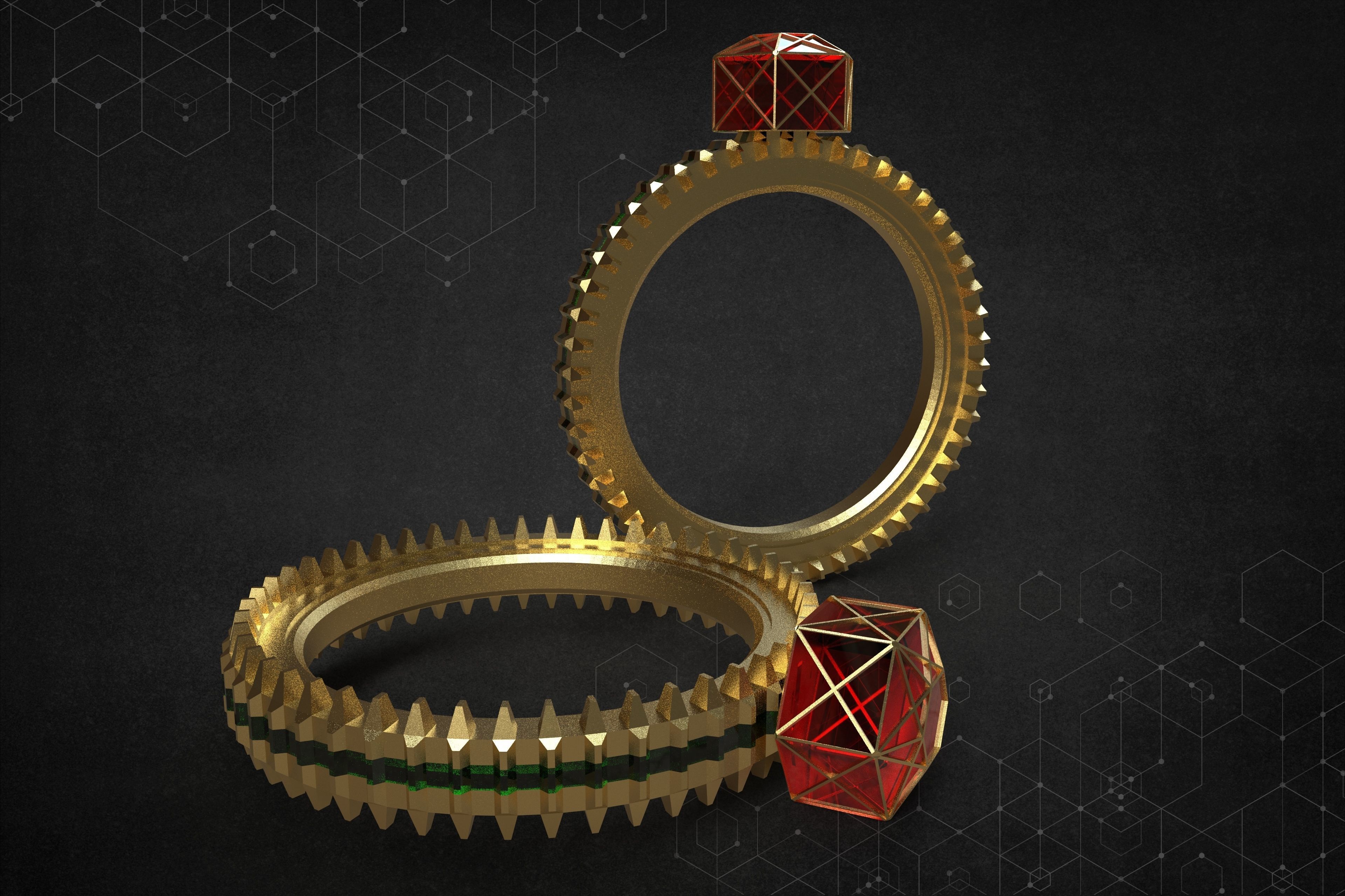 Ring Four 3D model_5