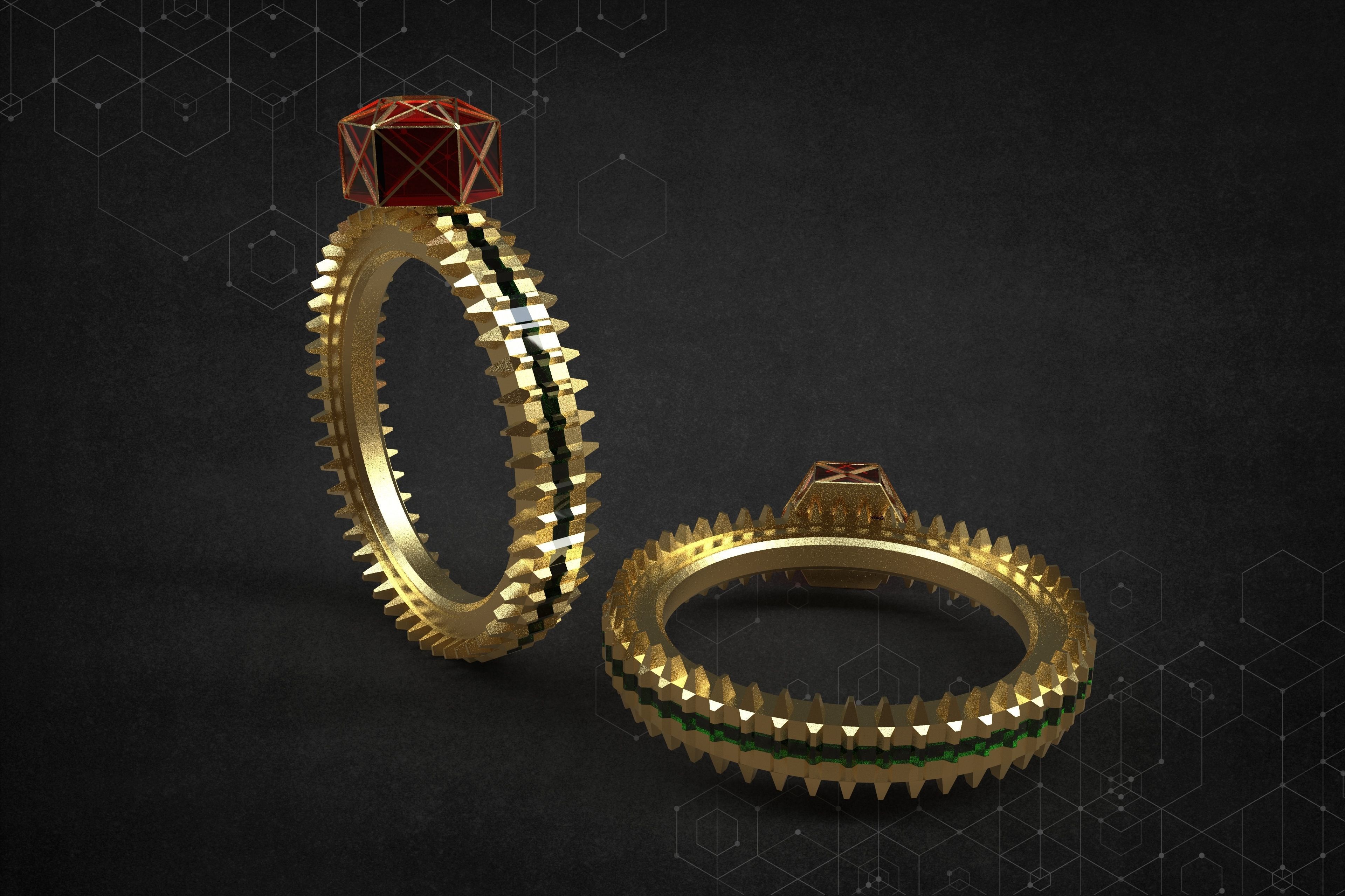Ring Four 3D model_2