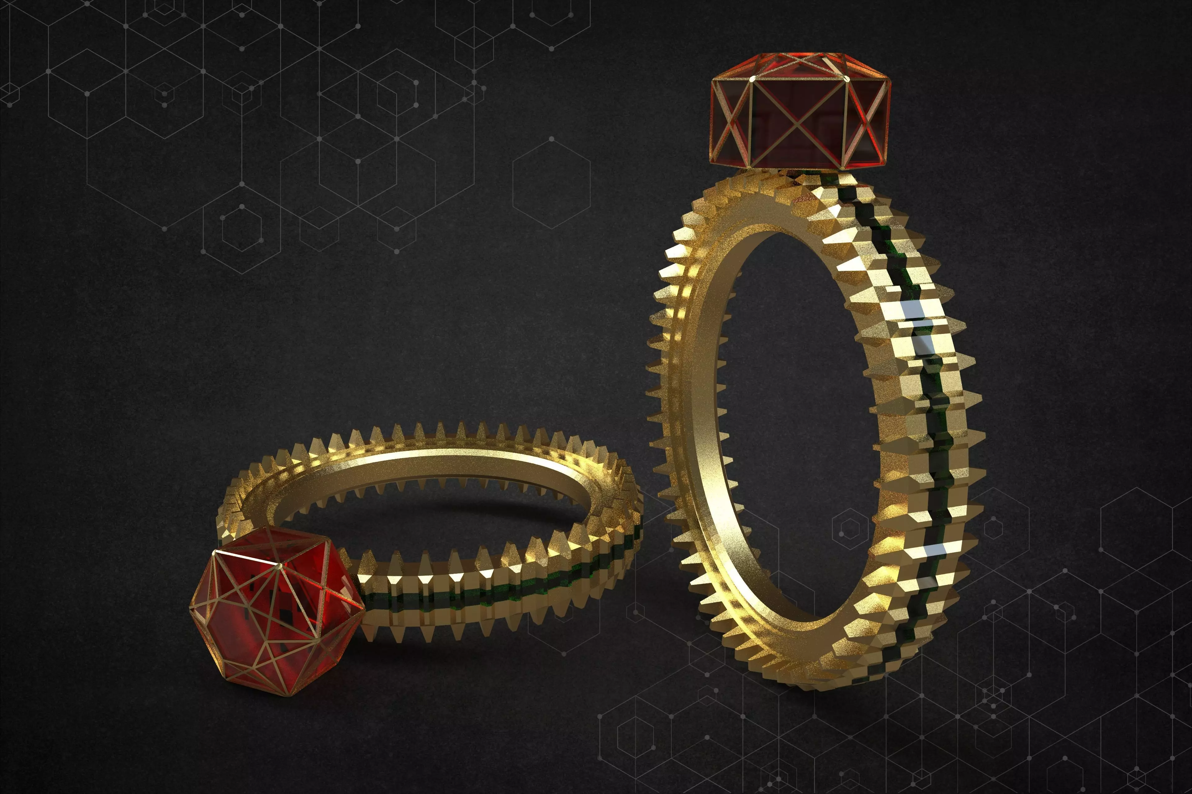 Ring Four 3D model_0