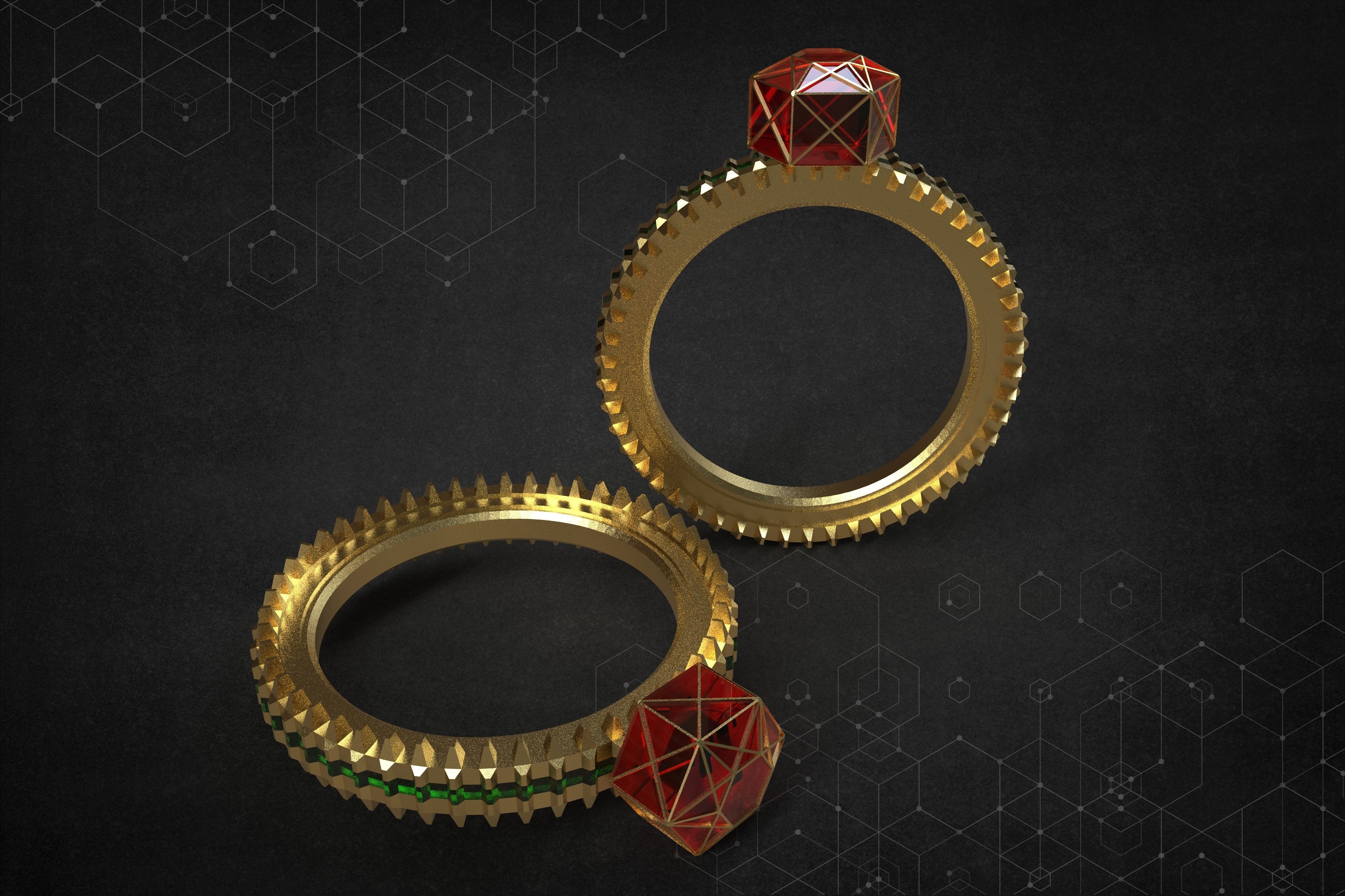 Ring Four 3D model_3