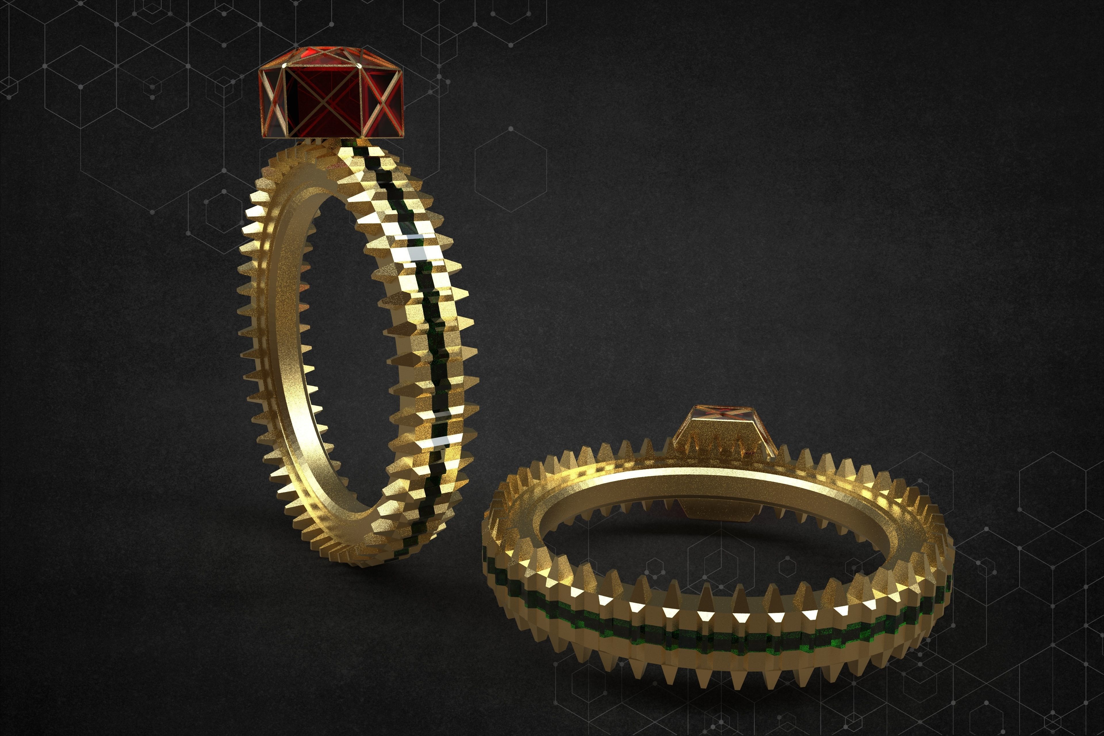 Ring Four 3D model_4