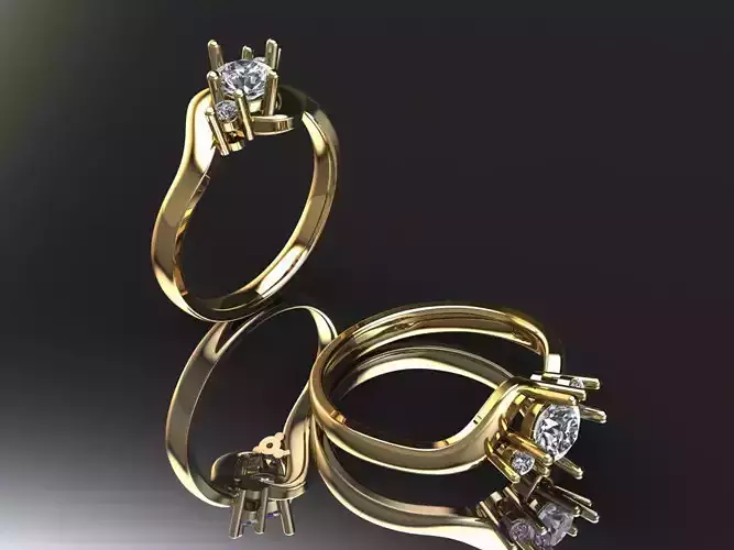 Your Custom Solitaire woman Ring 