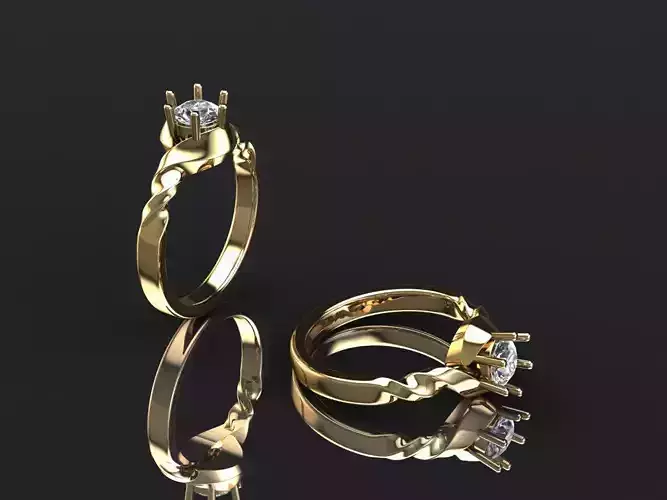 Your Custom Solitaire woman Ring 