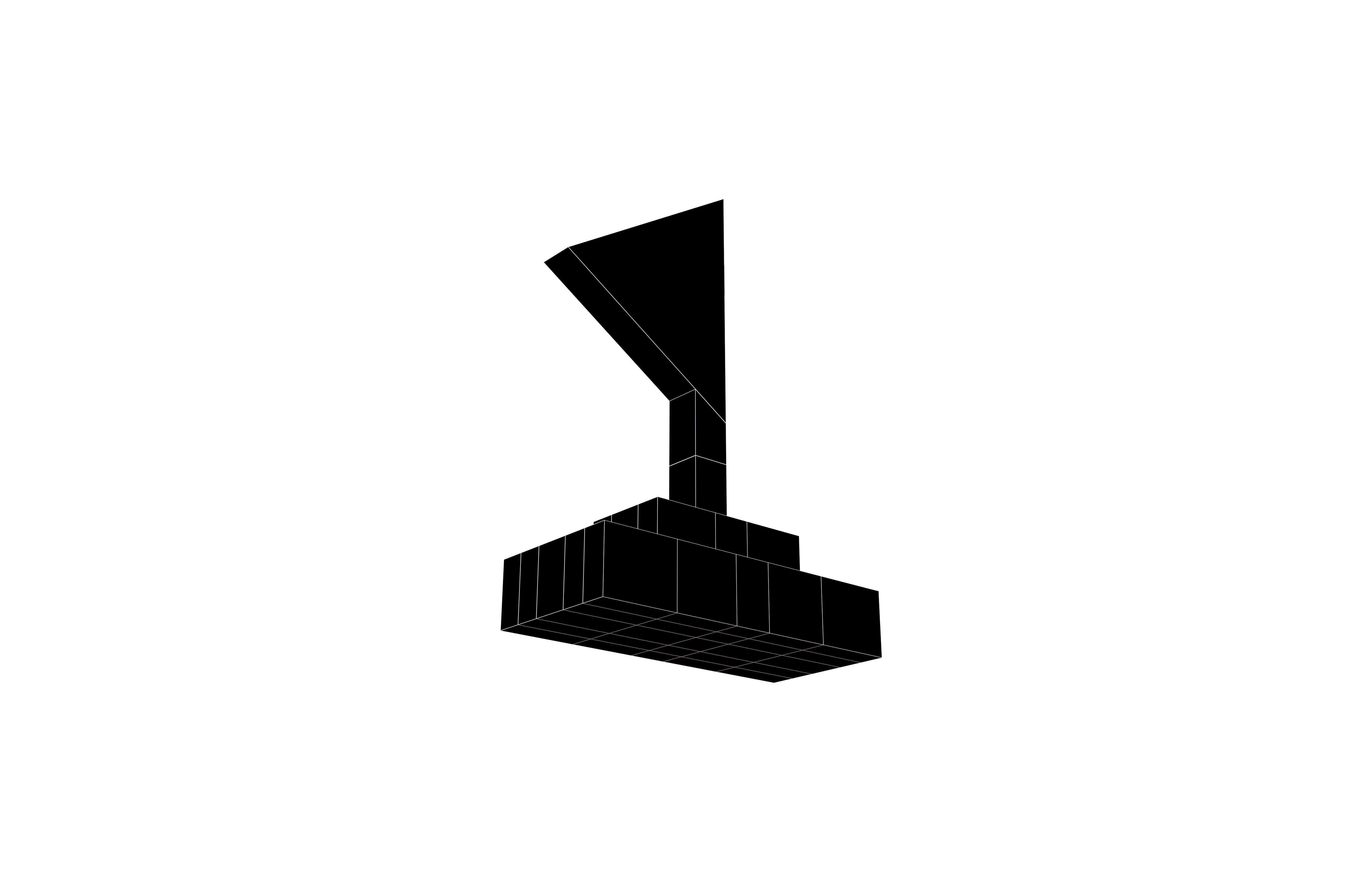 Minesweeper Flag Icon v2 001 Low-poly 3D model_7