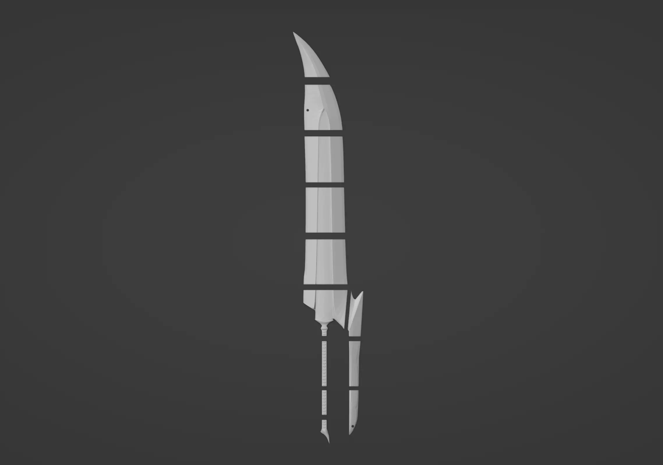 Ichigo 1000 Year Blood War Bankai 3D Model 3D print model