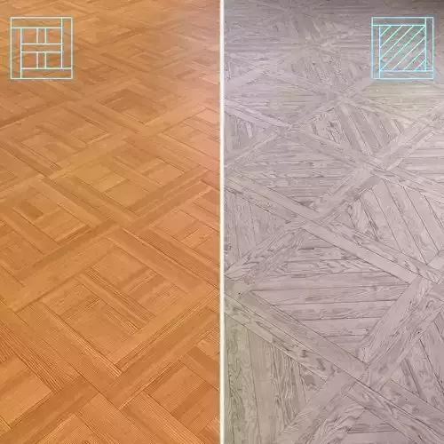 Parquet - Laminate - Wooden floor 2 in 1