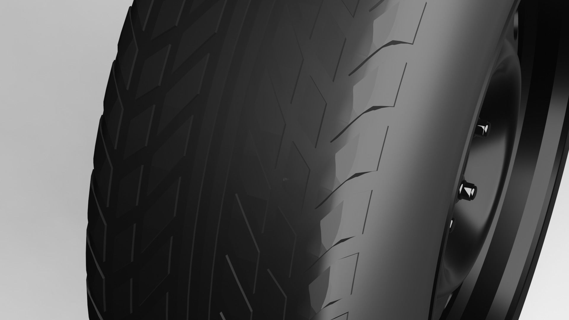 Steel Wheel 3D model_3