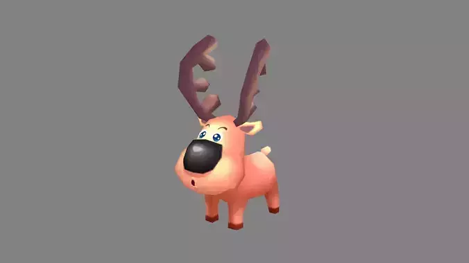 Cartoon Elk 