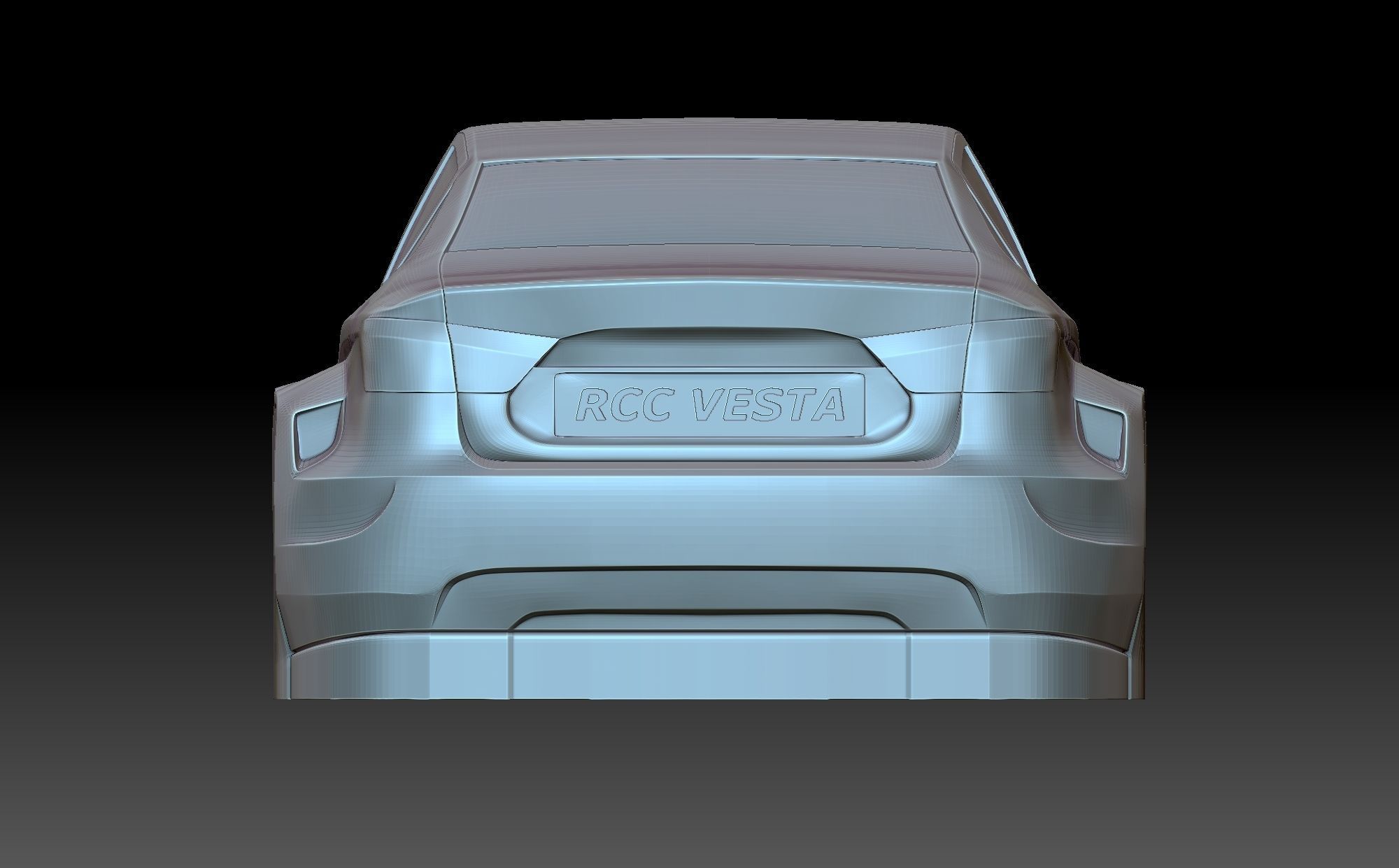 Lada Vesta 3D print model_3