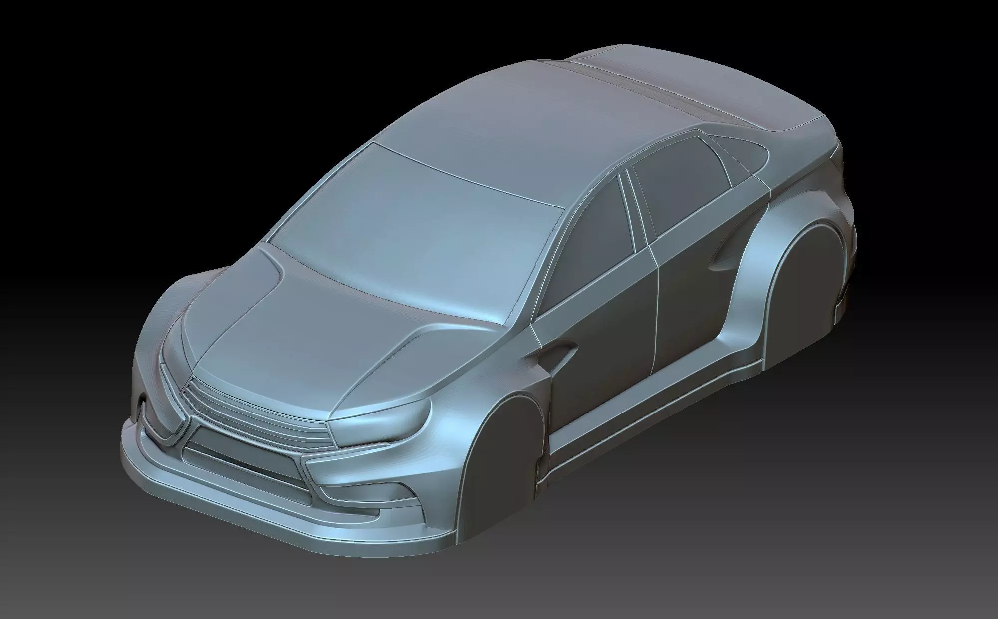 Lada Vesta 3D print model_0