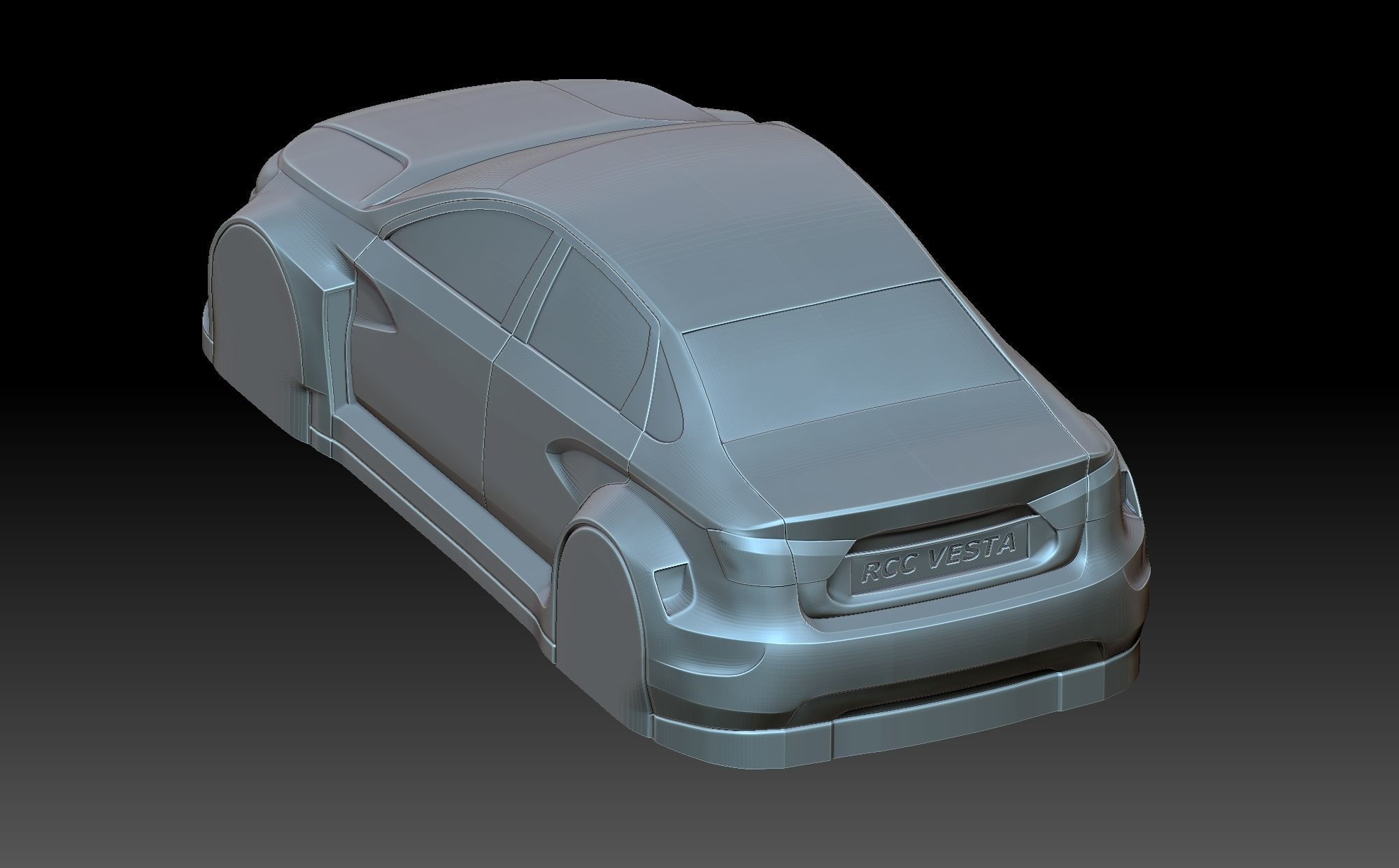 Lada Vesta 3D print model_2