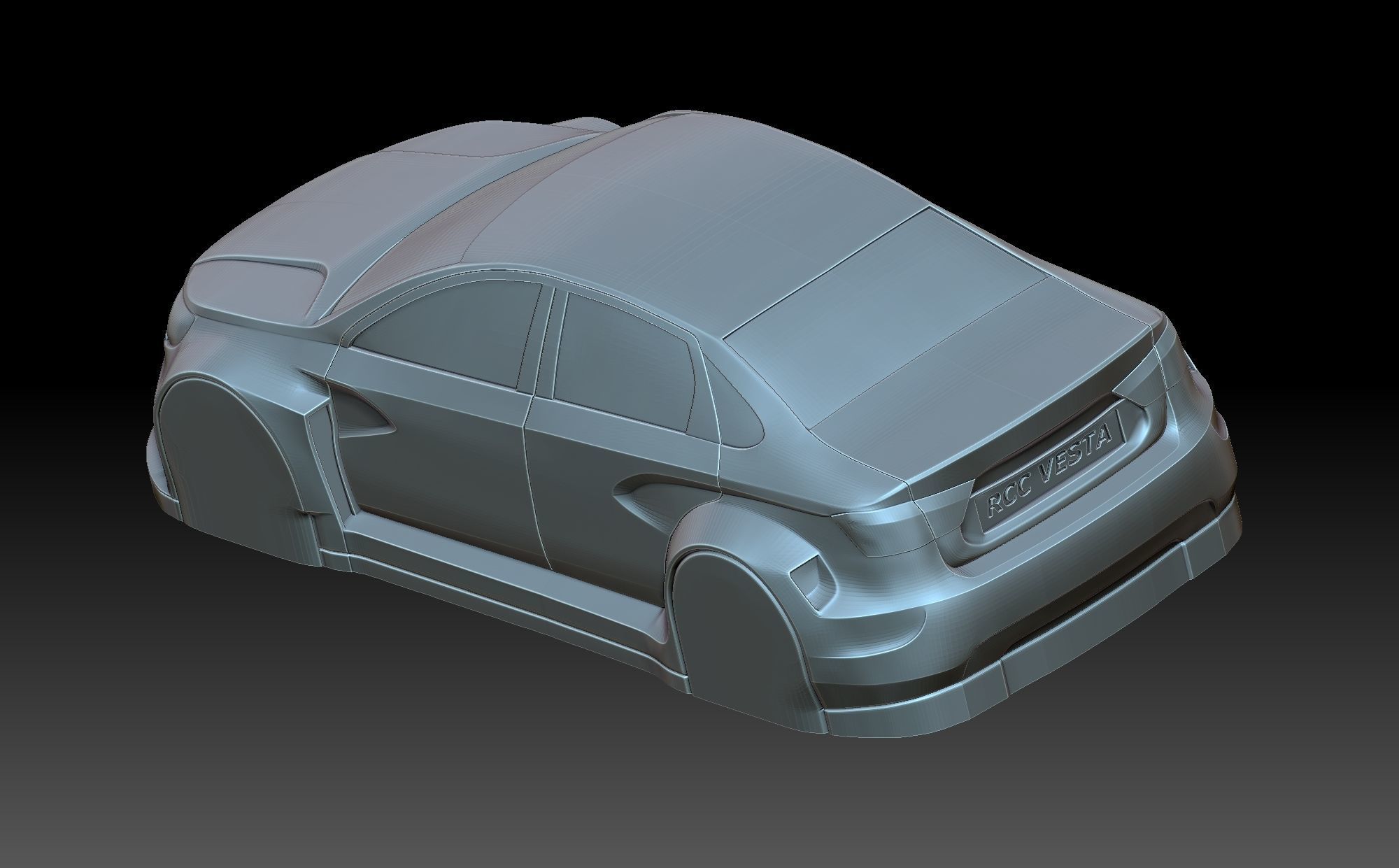 Lada Vesta 3D print model_7