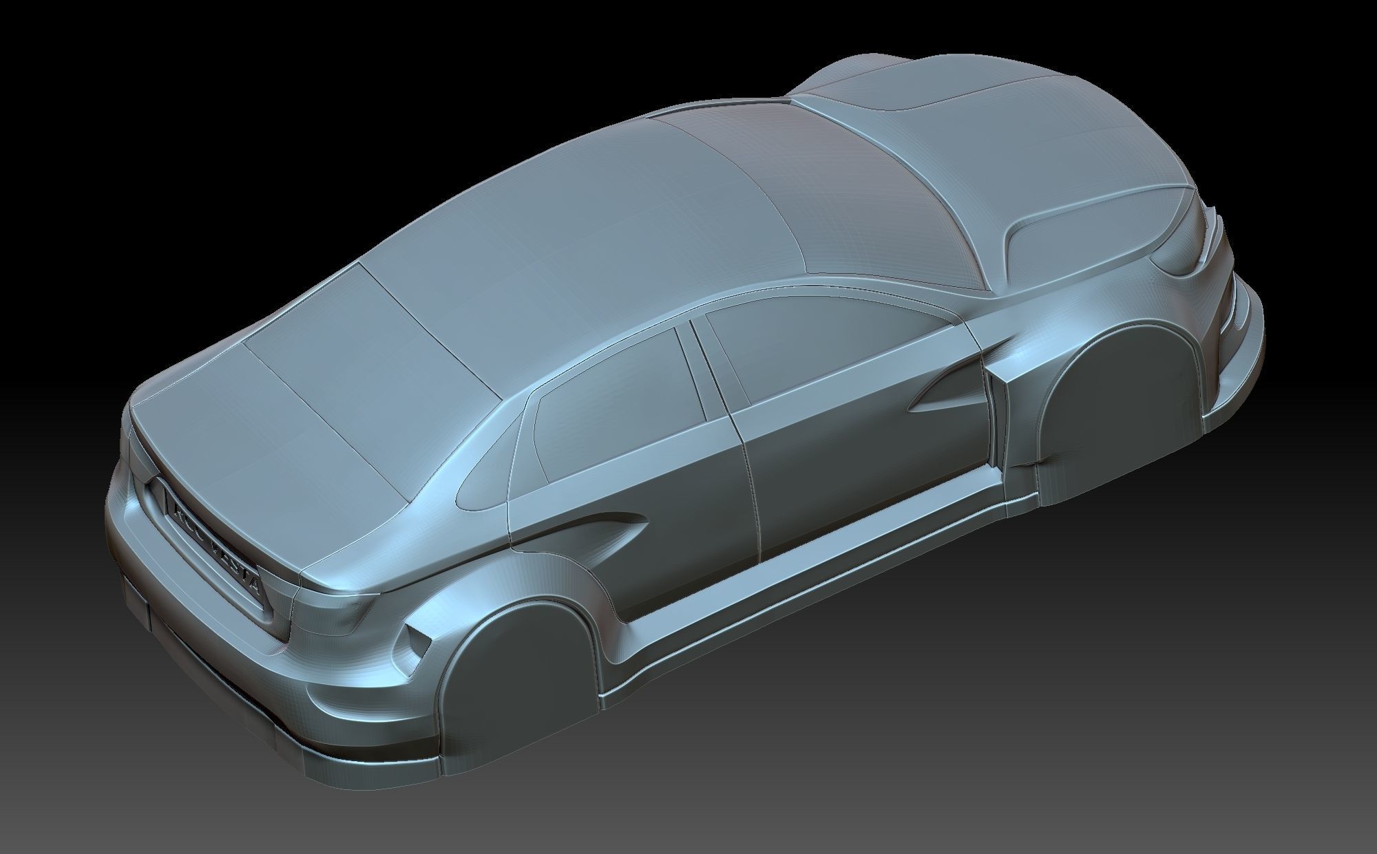 Lada Vesta 3D print model_4