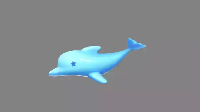 cartoon dolphin doll