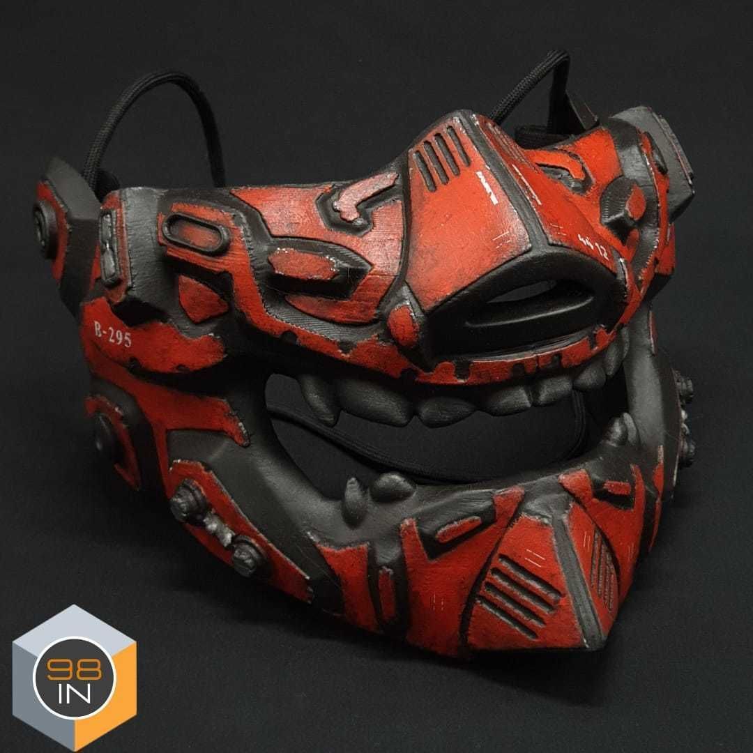 Cyberpunk Menpo 3D print model_1