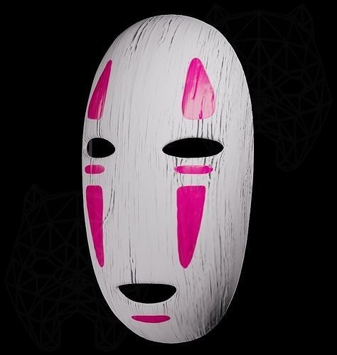 Kaonashi Mask 3D print model