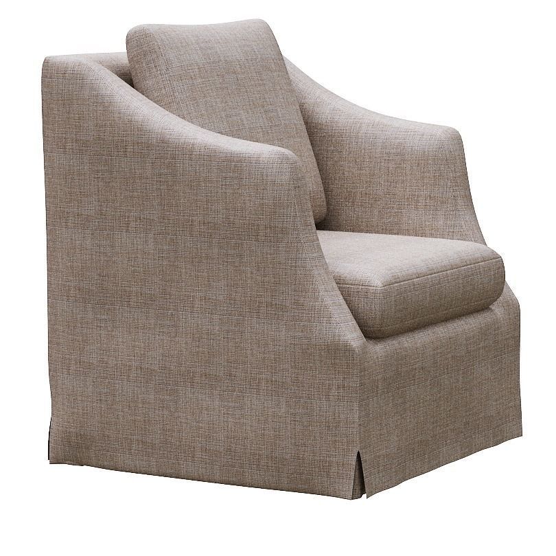 Sofa set Low-poly 3D model_8