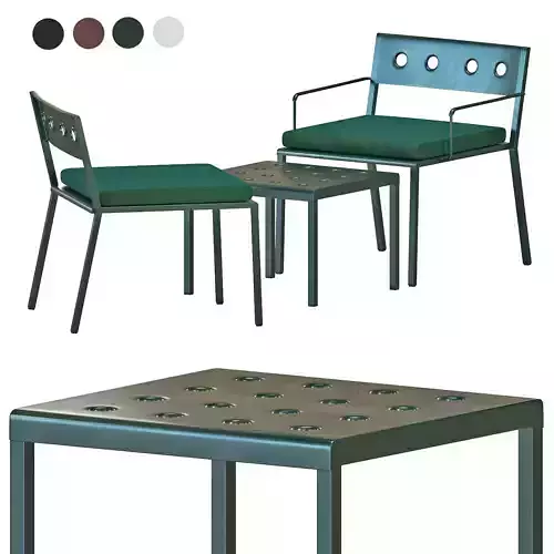 HAY BALCONY TABLE AND CHAIR Set 3