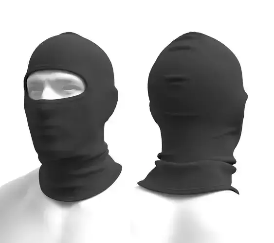Balaclava - Marvelous Designer 3D model