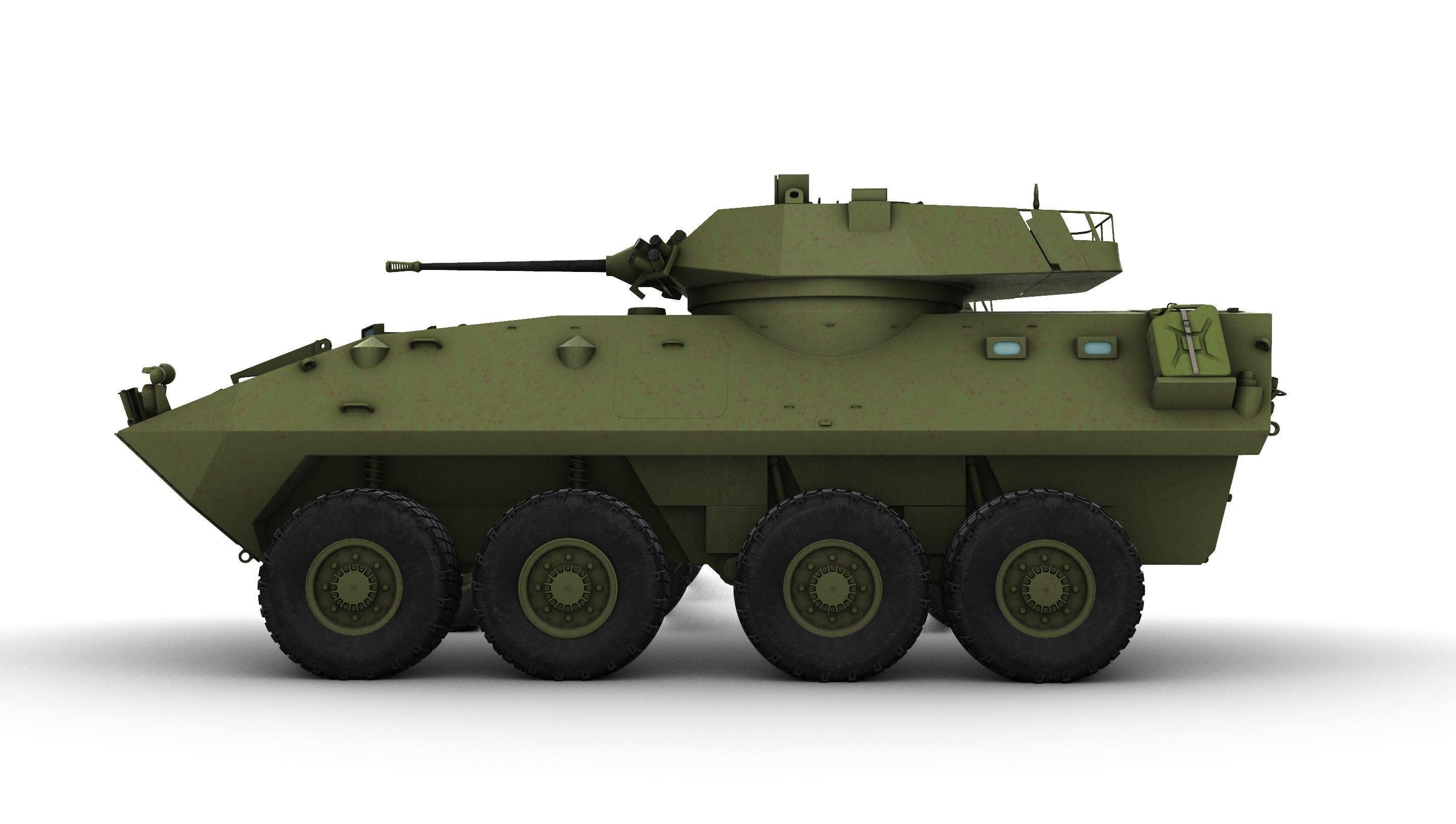 LAV 25 Armored amphibious reconaissance vehicle  3D model_5