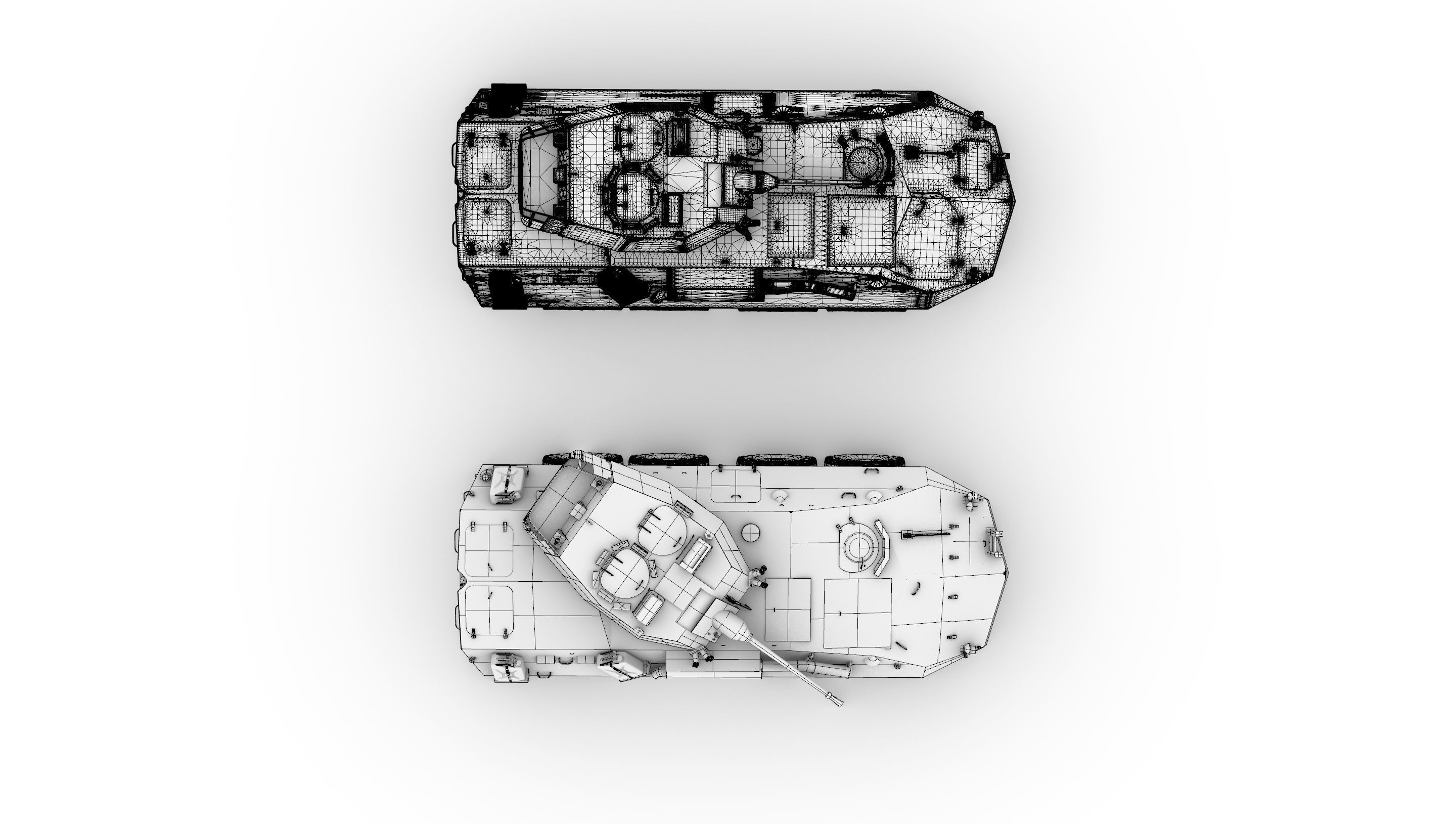 LAV 25 Armored amphibious reconaissance vehicle  3D model_8