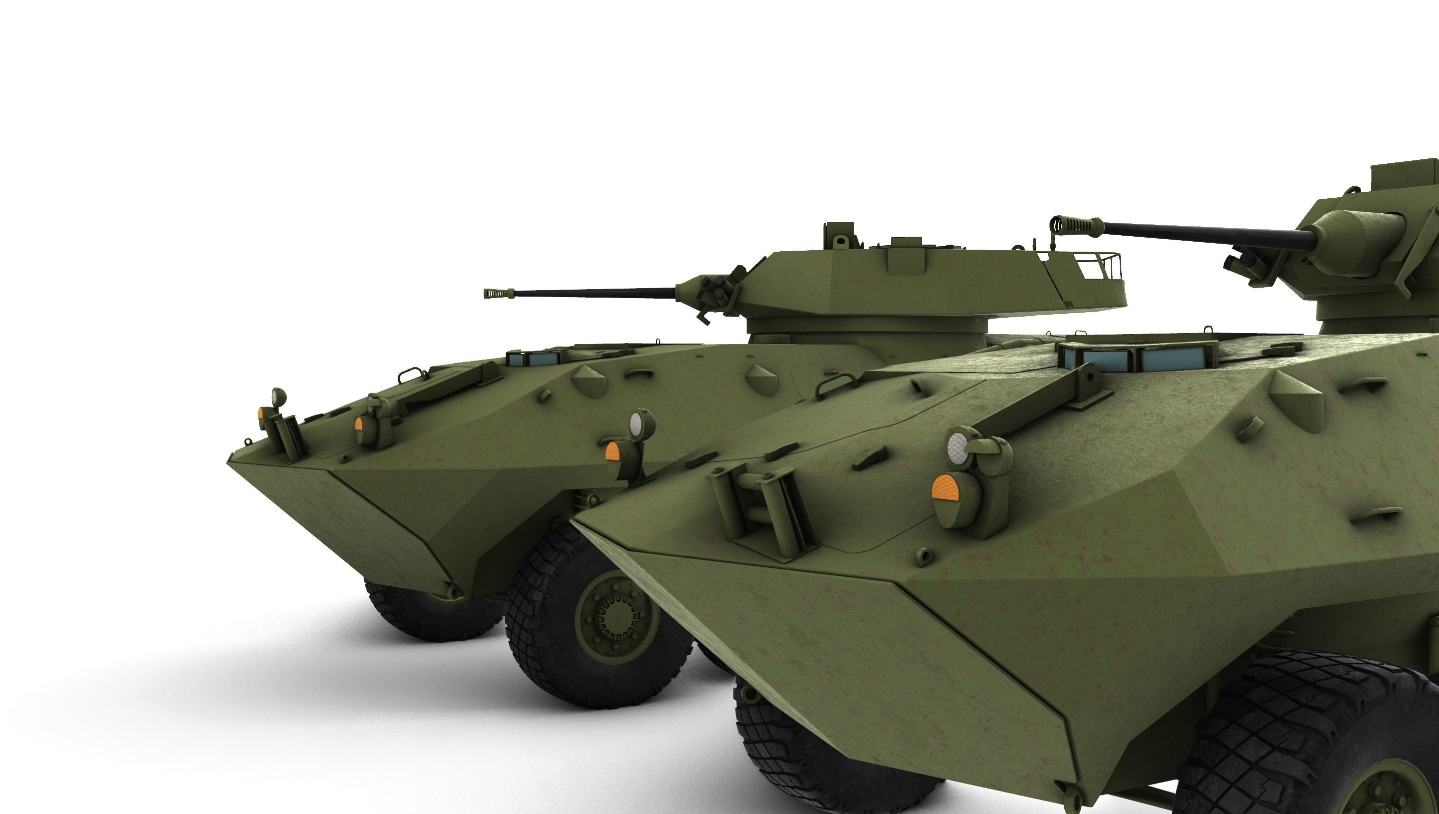 LAV 25 Armored amphibious reconaissance vehicle  3D model_3