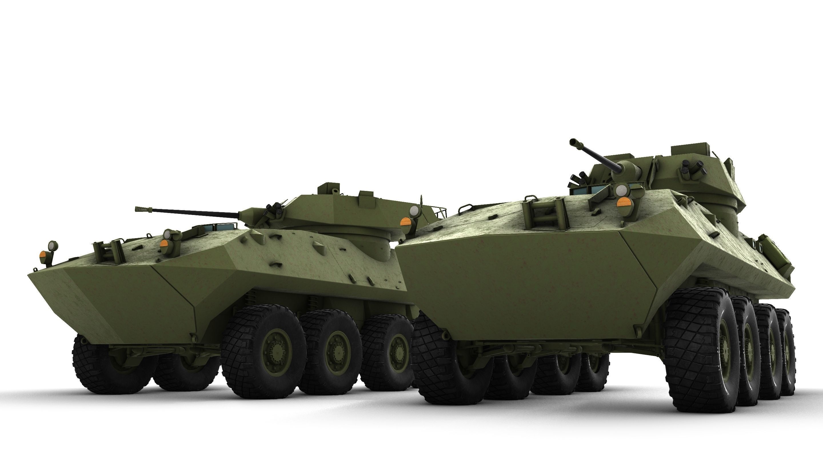 LAV 25 Armored amphibious reconaissance vehicle  3D model_10