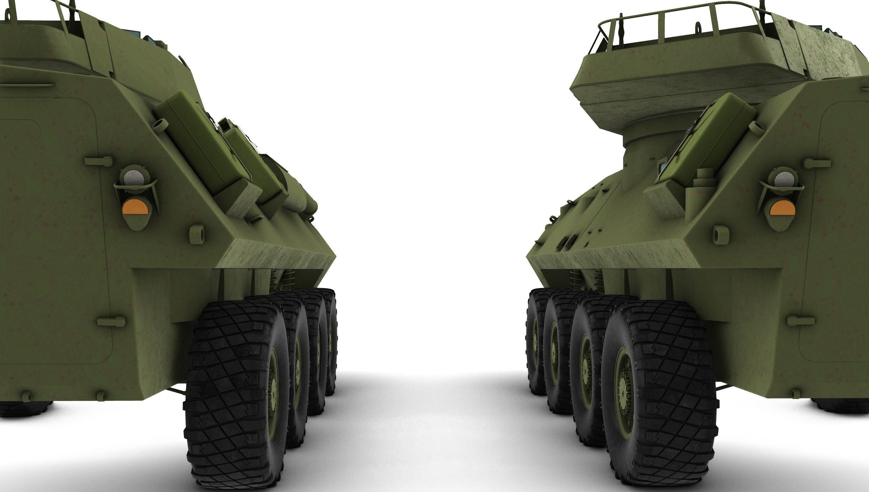 LAV 25 Armored amphibious reconaissance vehicle  3D model_4