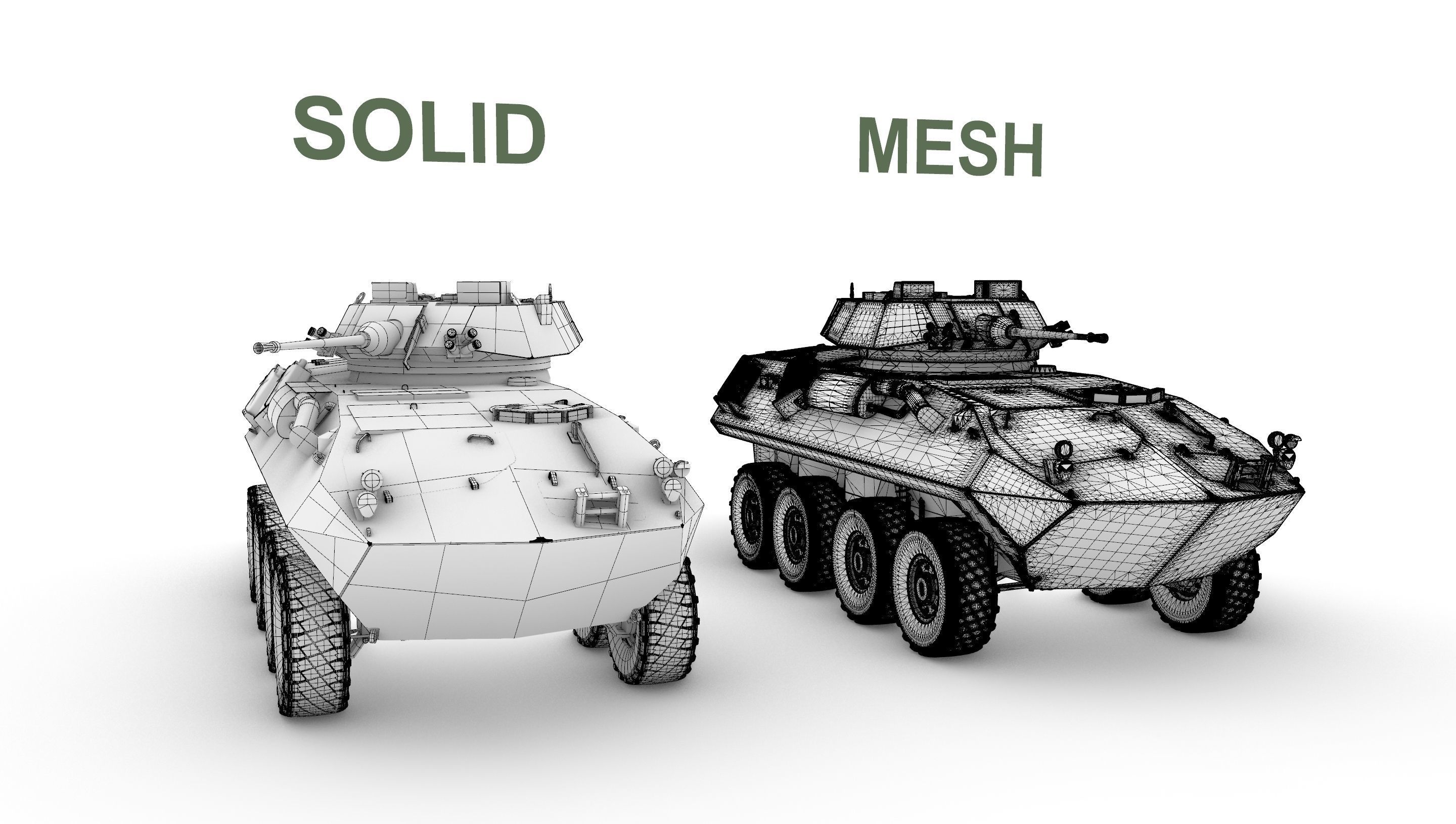 LAV 25 Armored amphibious reconaissance vehicle  3D model_6
