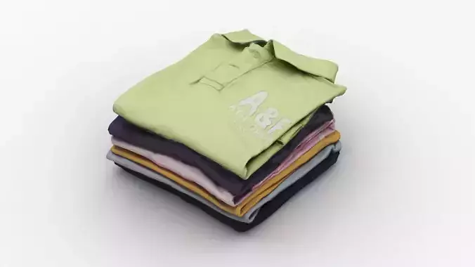 Polo Shirts 2 3D model