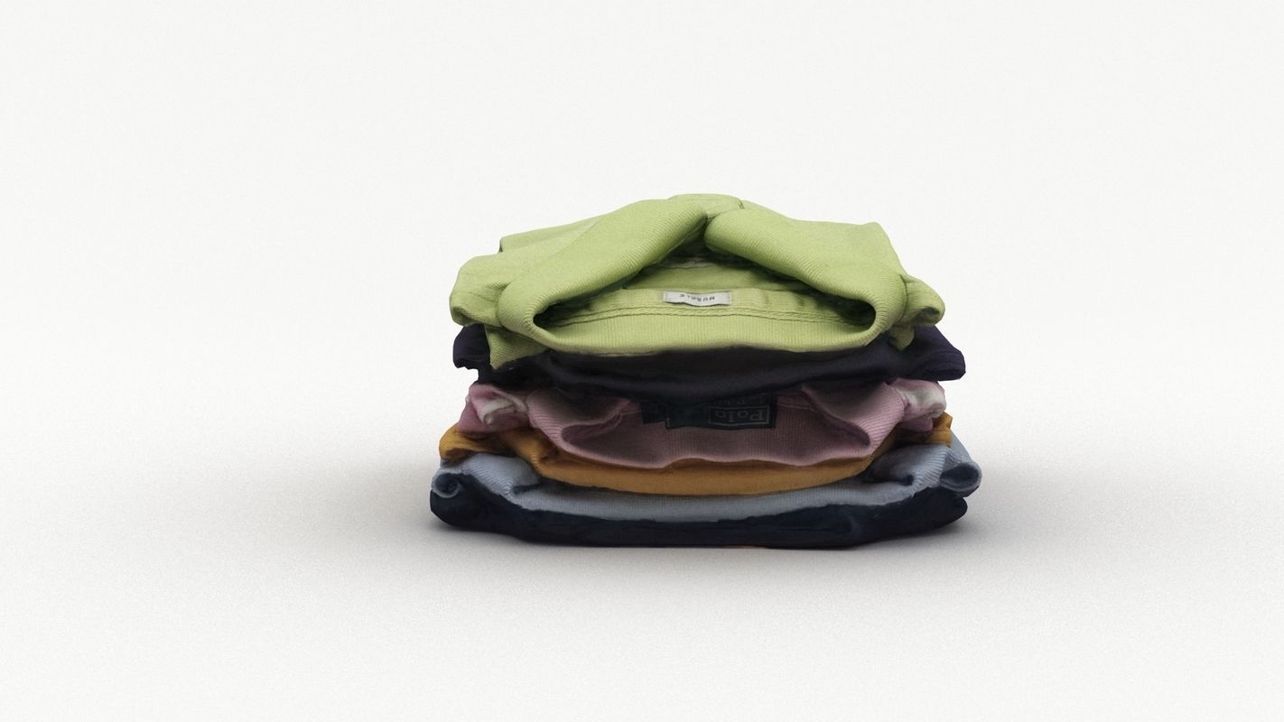 Polo Shirts 2 3D model_7