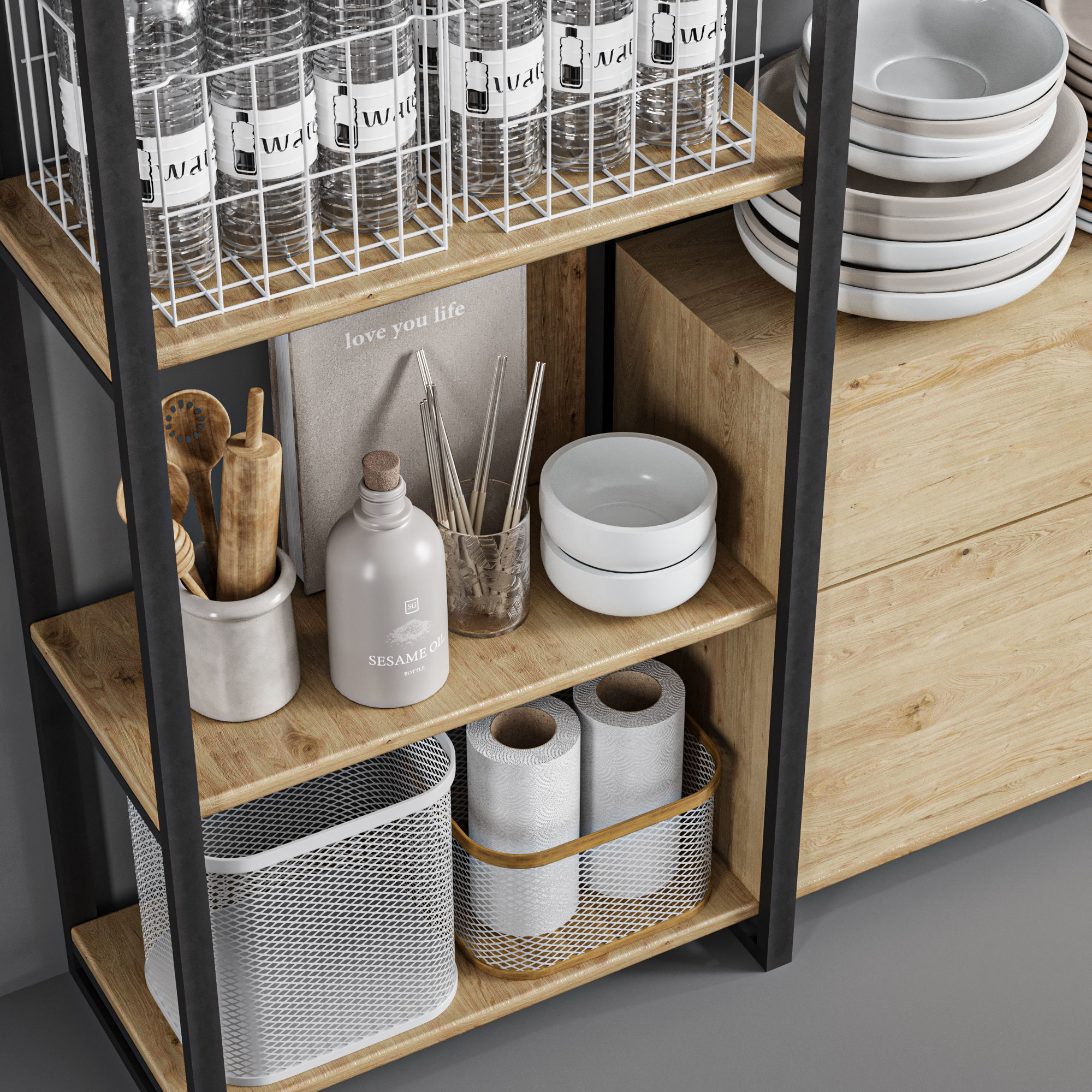 Kitchen accessories050 3D model_3