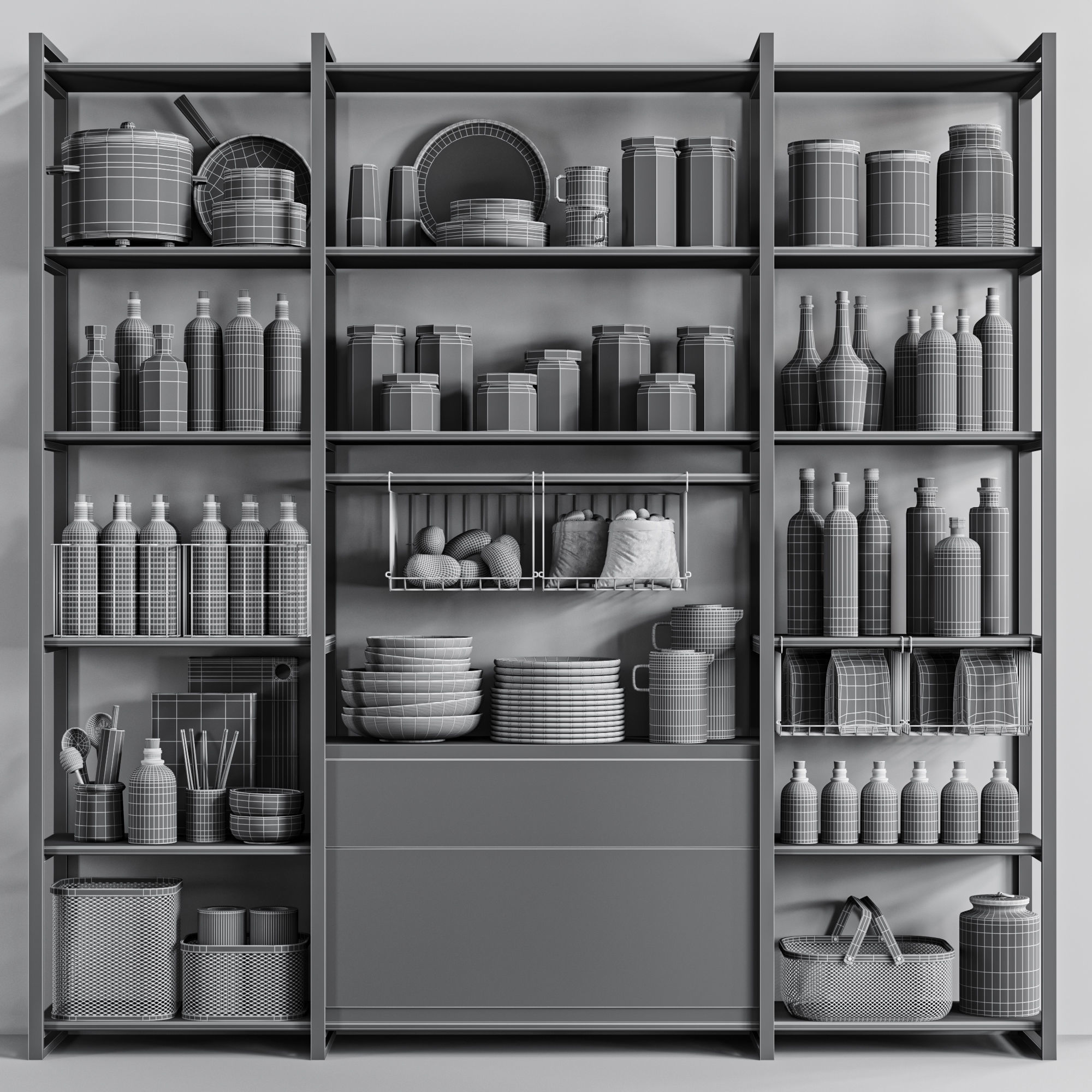 Kitchen accessories050 3D model_4