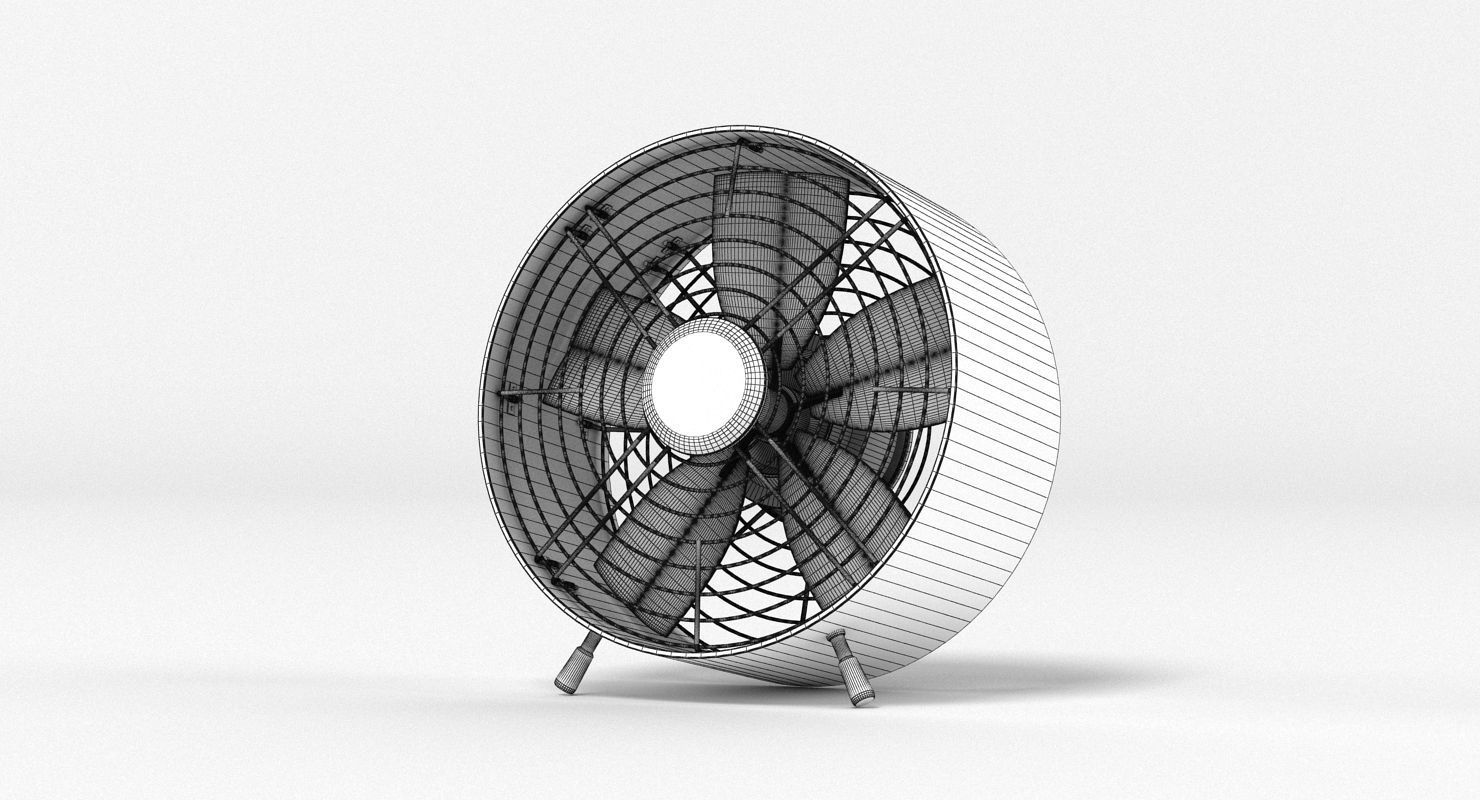 Monoqi Otto Fan 3D model_6