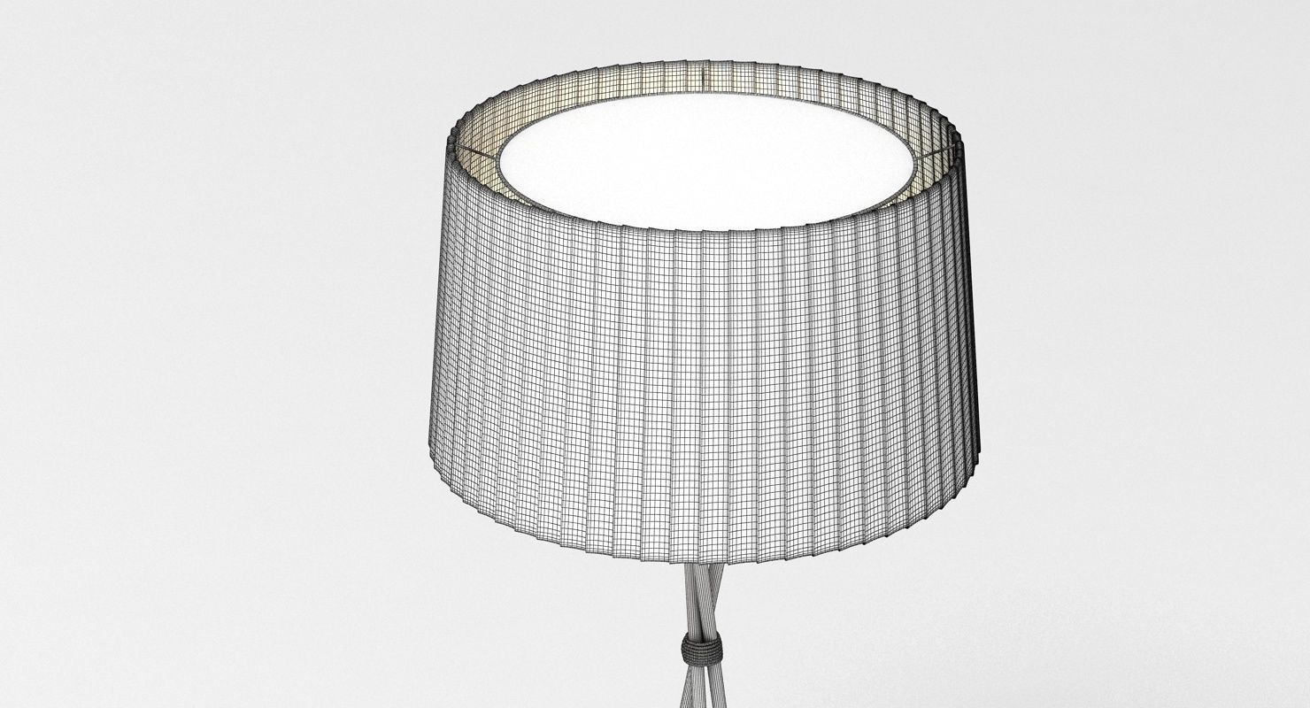 Santa Cole Tripode G5 Lamp Red 3D model_8