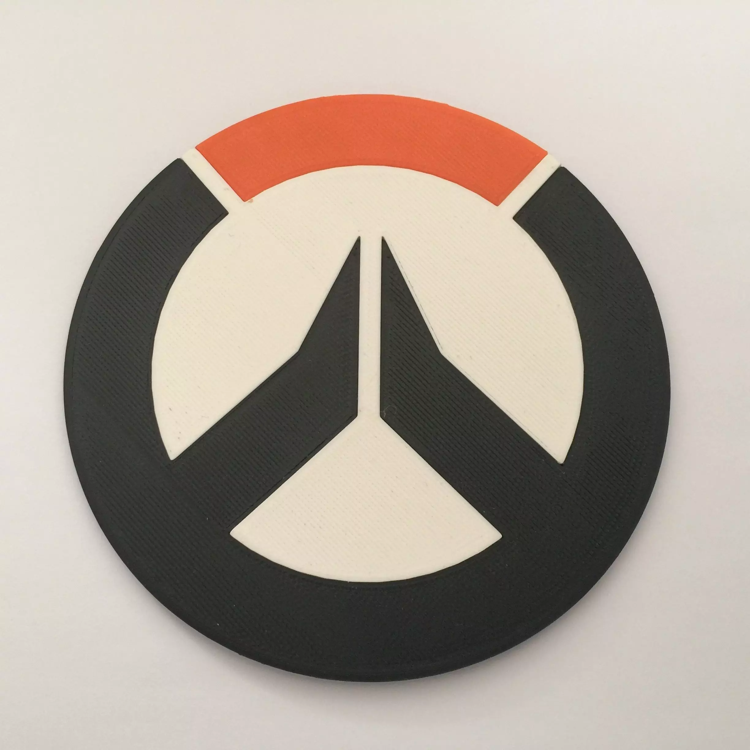 Overwatch Logo Coaster 3D print model_0
