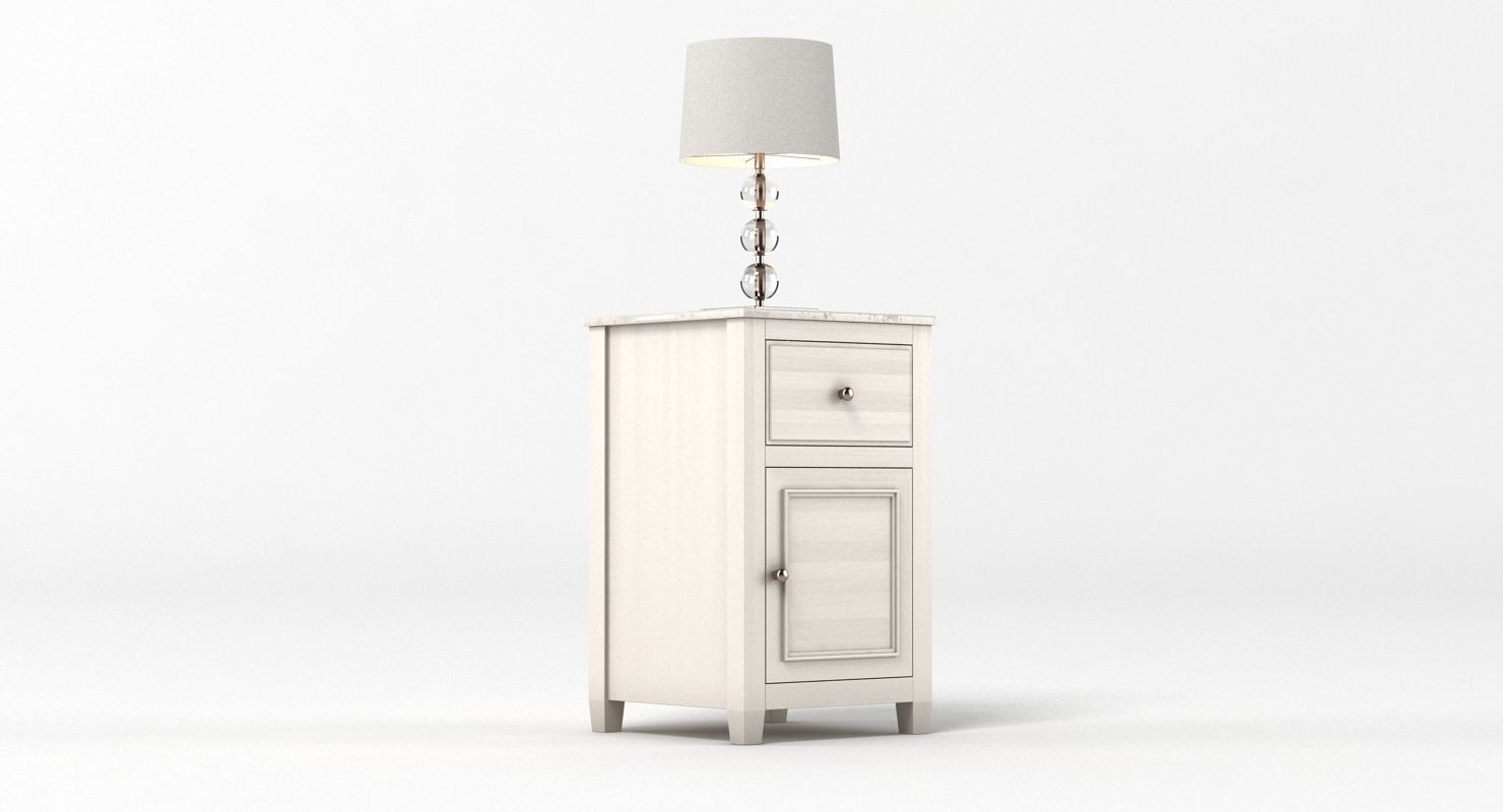 Neptune Chichester Bedside Cabinet 3D model_4