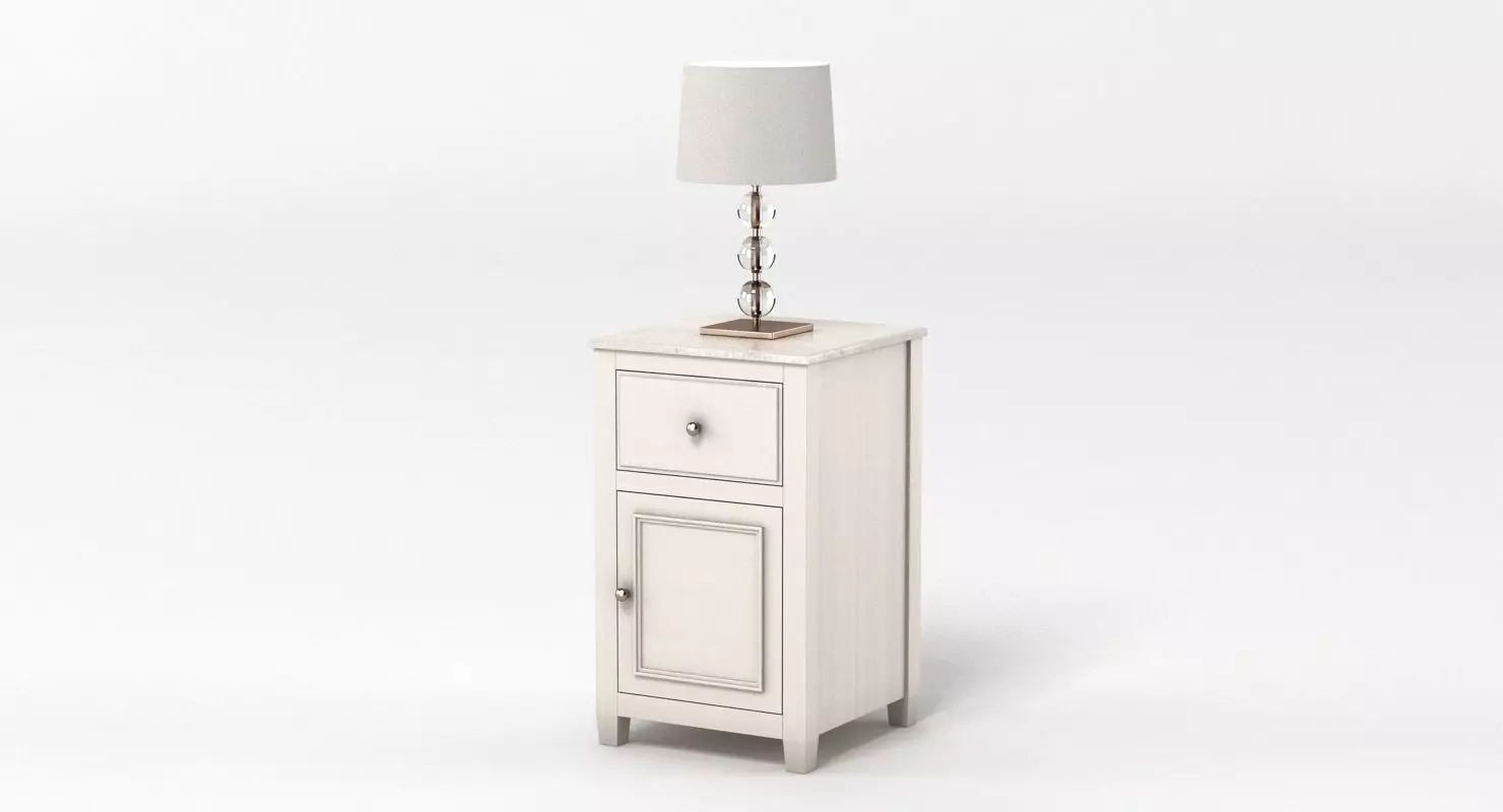 Neptune Chichester Bedside Cabinet 3D model_0