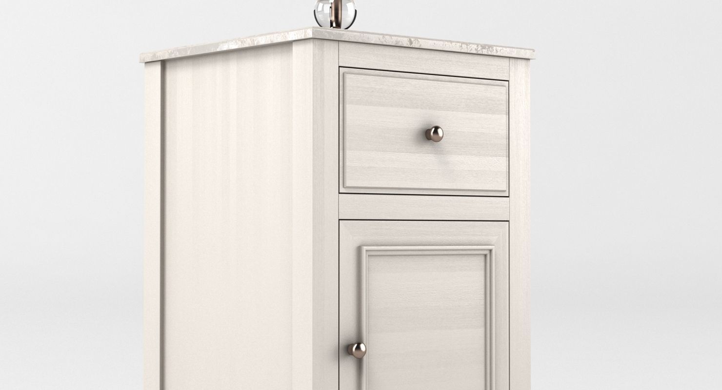 Neptune Chichester Bedside Cabinet 3D model_1