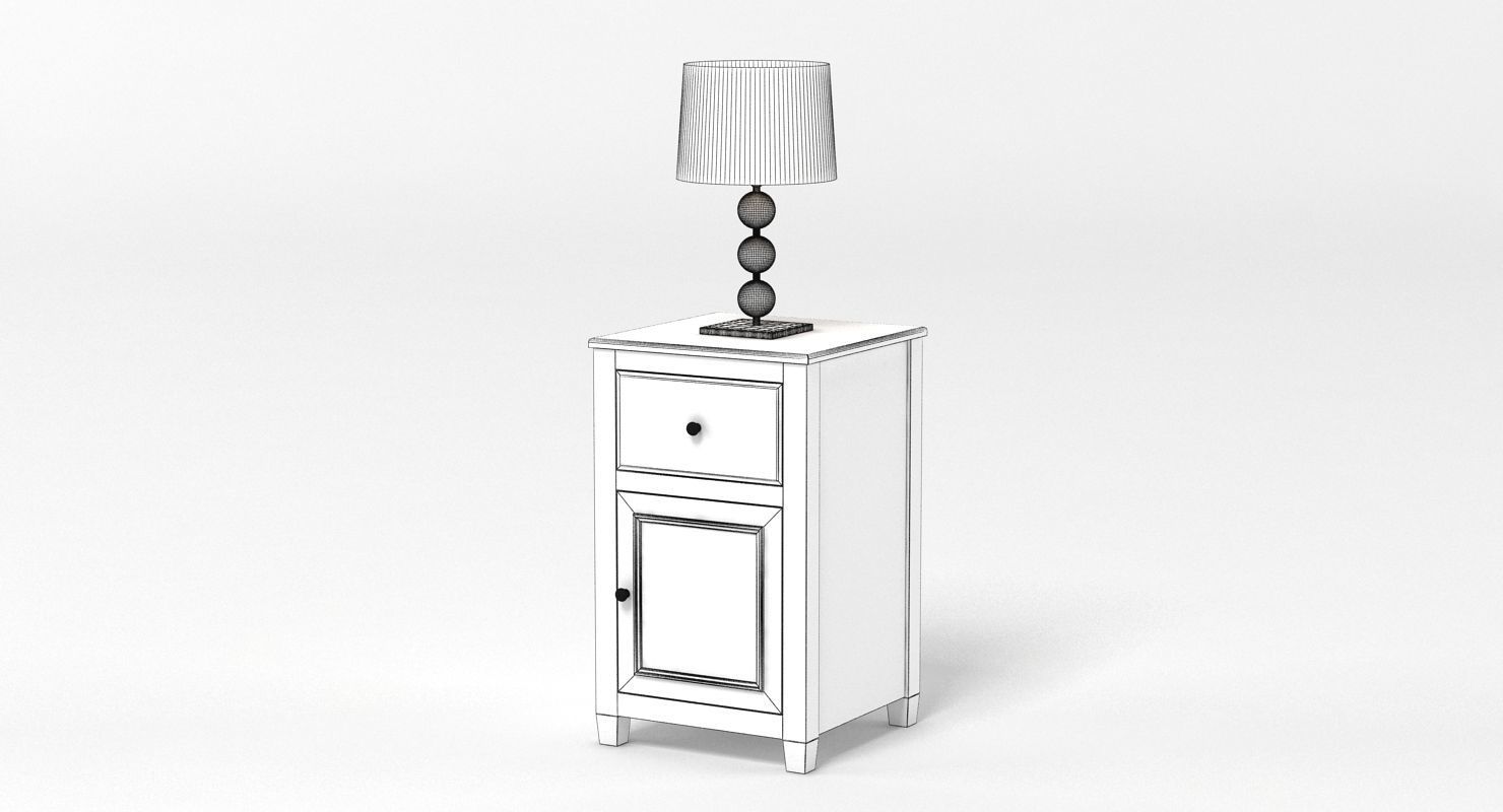 Neptune Chichester Bedside Cabinet 3D model_8