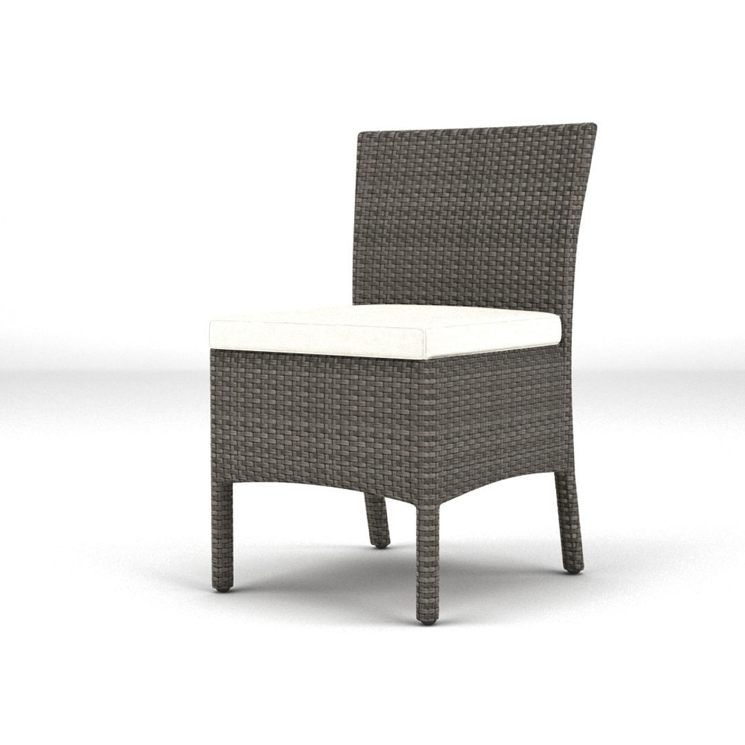 Rattan Chairs 3D model_2