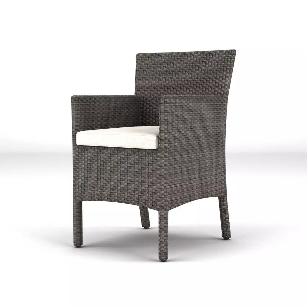 Rattan Chairs 3D model_0
