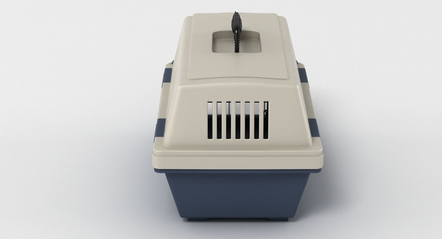 Pet Carrier 3D model_2