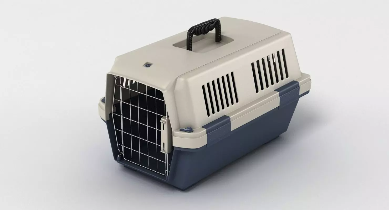 Pet Carrier 3D model_0