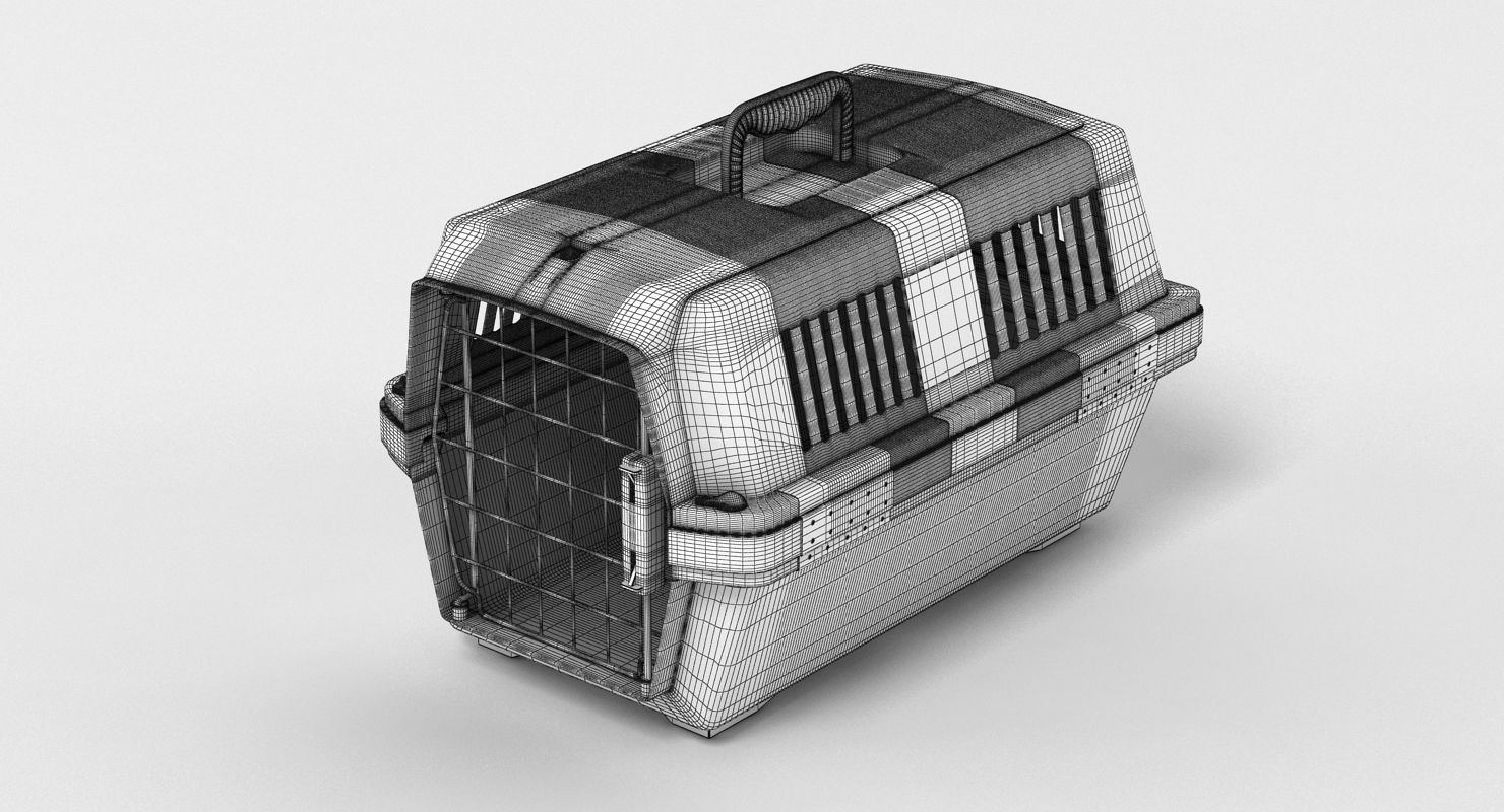 Pet Carrier 3D model_9